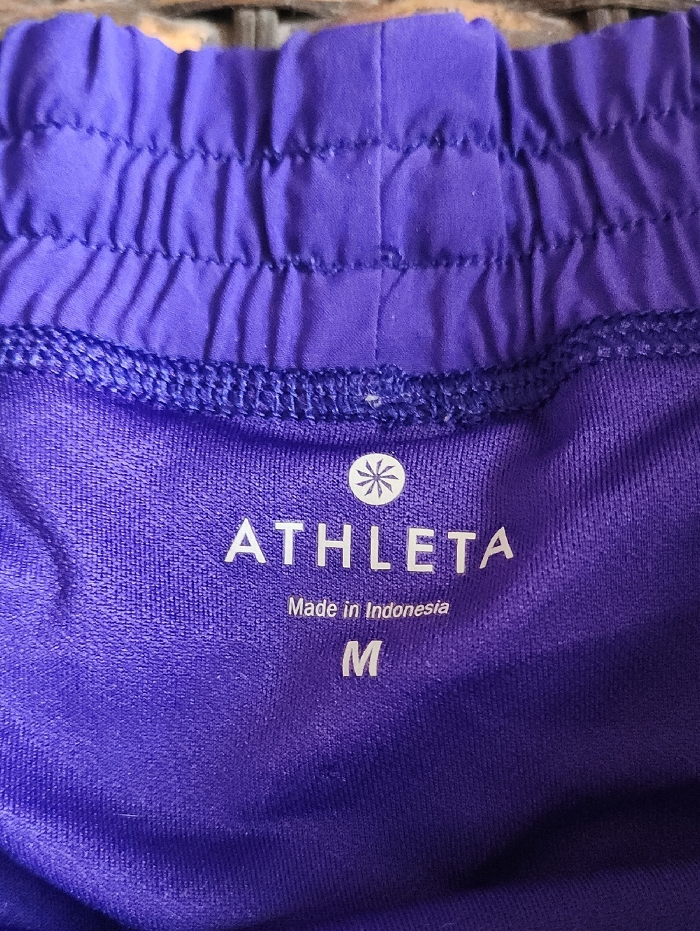 Athleta Royal Blue/purple Lightweight Running Shorts Womans Size Medium - Picture 3 of 8